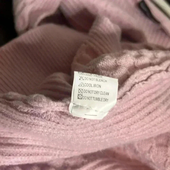 Maison Mascallier Long Pink Sweater Cardigan Long Sleeve Women’s Plus Sz 2XL - Picture 6 of 6